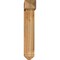 Ekena Millwork Traditional Arts and Crafts Rough Sawn Bracket w/ Offset Brace, Western Red Cedar, 8"W x 32"D x 44"H BKT0806X32X44TRA03RWR - alternate 3